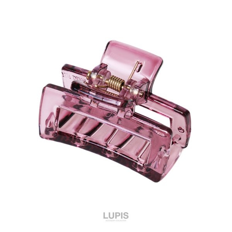 パープル | 【小ぶり】クリアカラープチバンスクリップ | LUPIS