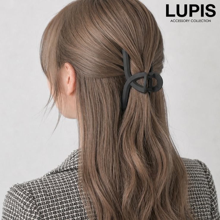 ループラインマットカラーバンスクリップ 【プチプラ 大きめ | LUPIS | 詳細画像1 