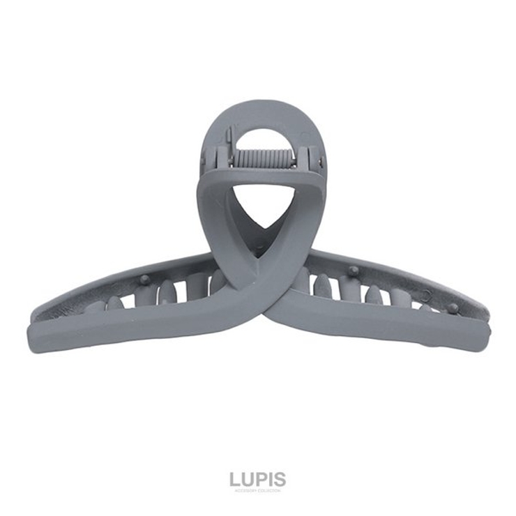 ブルーグレー | ループラインマットカラーバンスクリップ 【プチプラ 大きめ | LUPIS