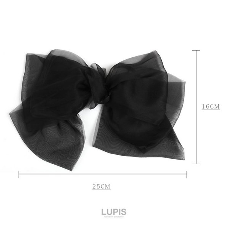 シフォンBIGリボンバレッタ | LUPIS | 詳細画像9 
