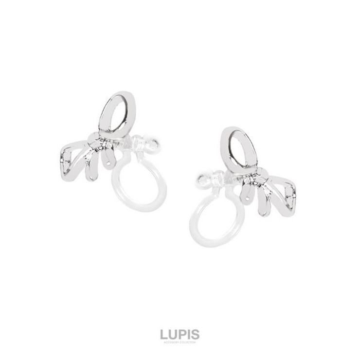 シンプルリボンイヤリング【小ぶり 樹脂】 | LUPIS | 詳細画像3 