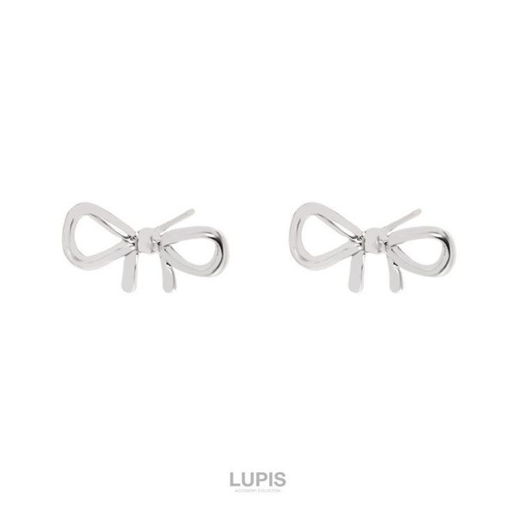 シンプルリボンピアス【小ぶり】 | LUPIS | 詳細画像2 