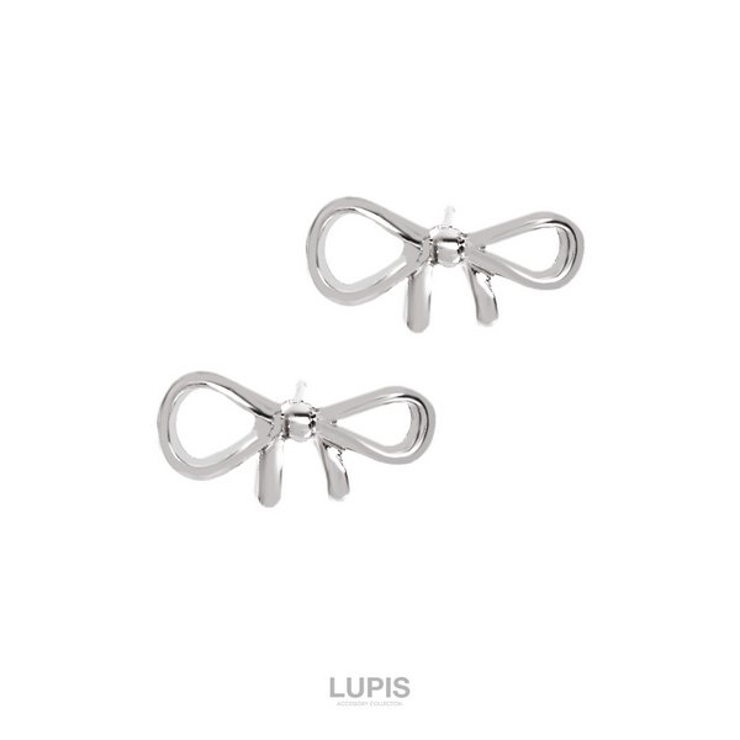シンプルリボンピアス【小ぶり】 | LUPIS | 詳細画像3 