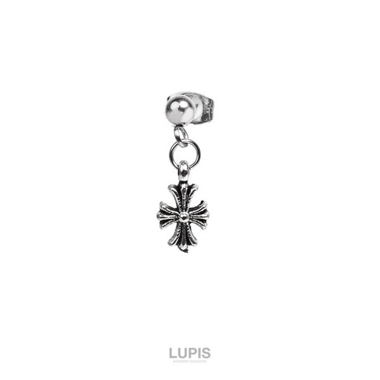 ≪1個入/片耳用≫クロス×スパイクアンティークピアス | LUPIS | 詳細画像2 