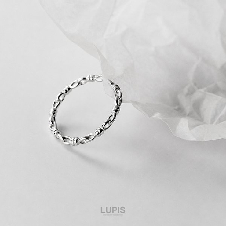 ノットチェーンスリムリング | LUPIS | 詳細画像5 