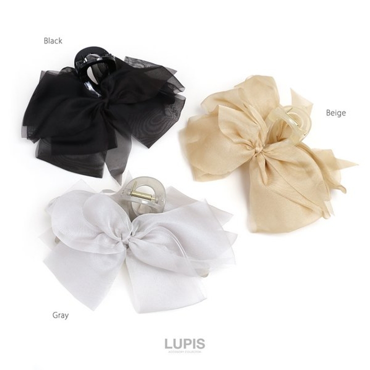 シフォンリボンバンスクリップ | LUPIS | 詳細画像5 