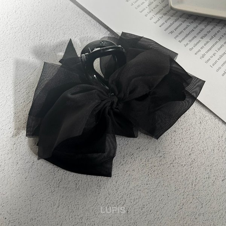 シフォンリボンバンスクリップ | LUPIS | 詳細画像8 
