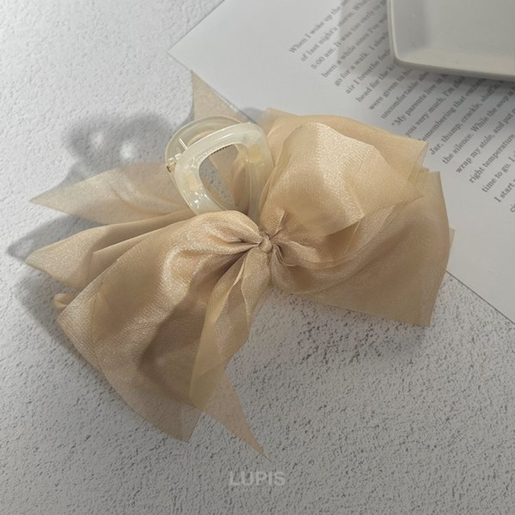 シフォンリボンバンスクリップ | LUPIS | 詳細画像9 