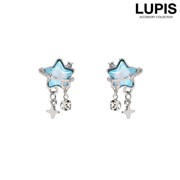 【S925ポスト】スタープラネットピアス | LUPIS | 詳細画像1 