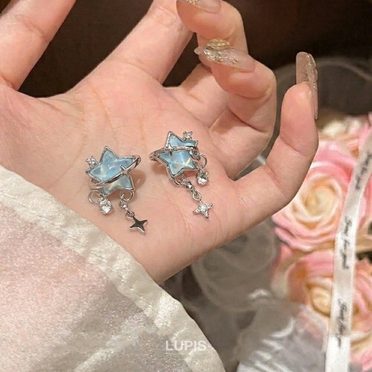 【S925ポスト】スタープラネットピアス | LUPIS | 詳細画像5 
