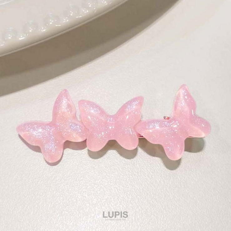 3連バタフライヘアクリップ | LUPIS | 詳細画像2 