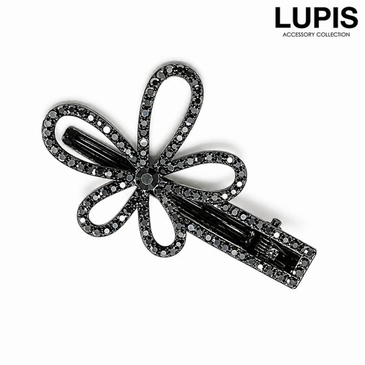 ダークストーンフラワーヘアクリップ | LUPIS | 詳細画像1 