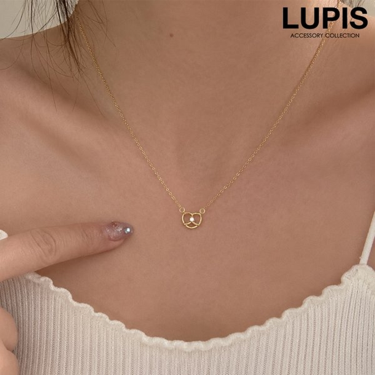プレッツェルハートネックレス | LUPIS | 詳細画像1 