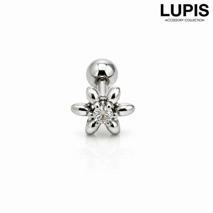 ≪1個入/片耳用≫アンティークフラワーピアス | LUPIS | 詳細画像1 