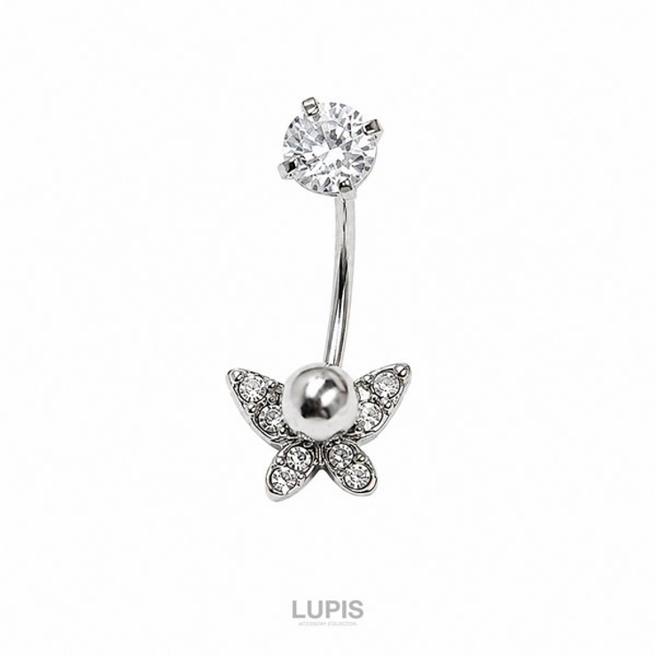 ≪1個入/片耳用≫バタフライチャームピアス | LUPIS | 詳細画像2 