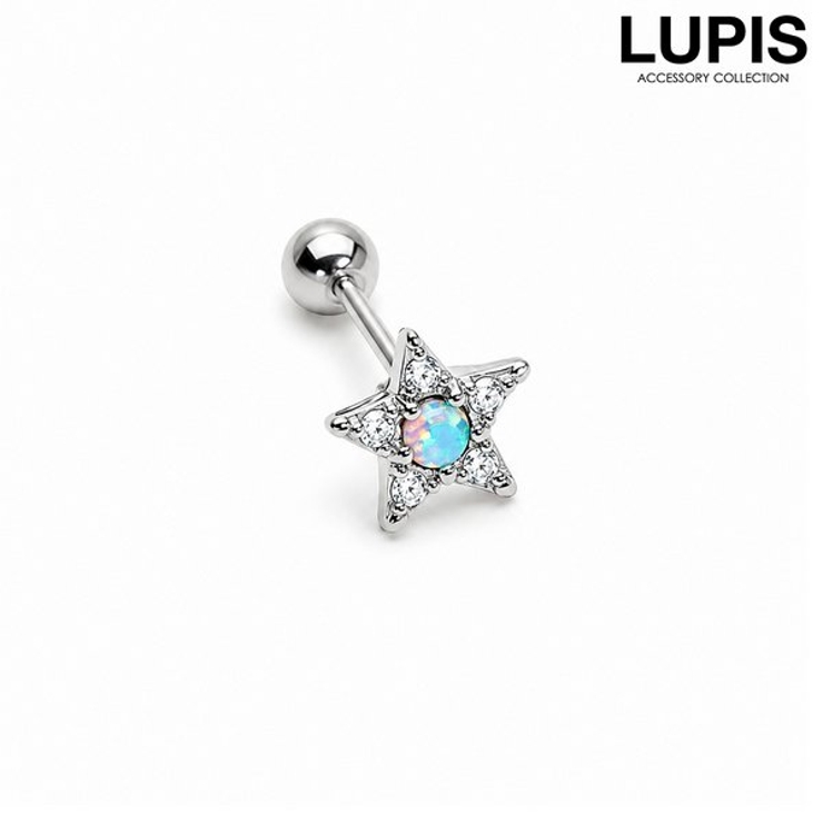 ≪1個入/片耳用≫シャイニングオーロラスターピアス | LUPIS | 詳細画像1 