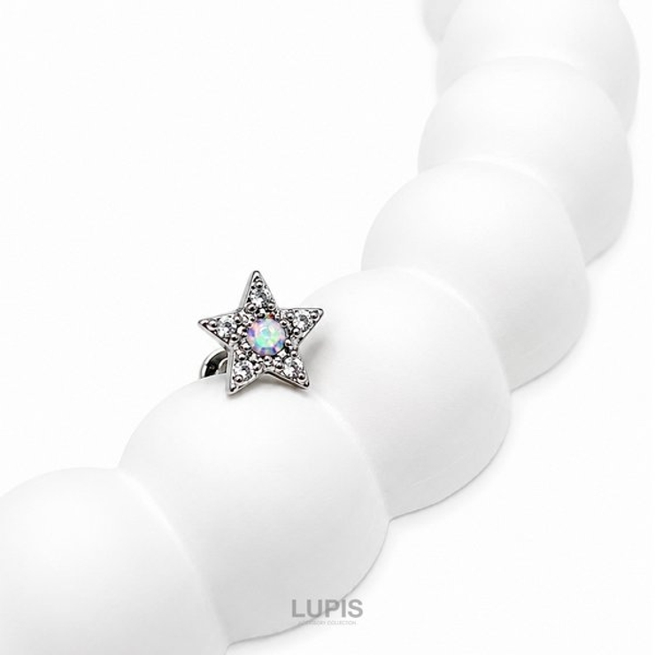 ≪1個入/片耳用≫シャイニングオーロラスターピアス | LUPIS | 詳細画像4 