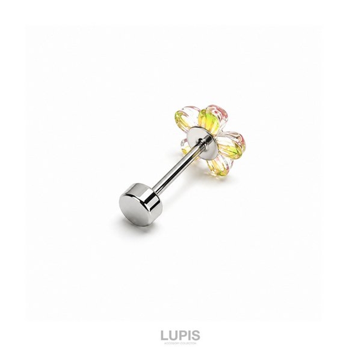 ≪1個入/片耳用≫グラデーションフラワーピアス | LUPIS | 詳細画像3 