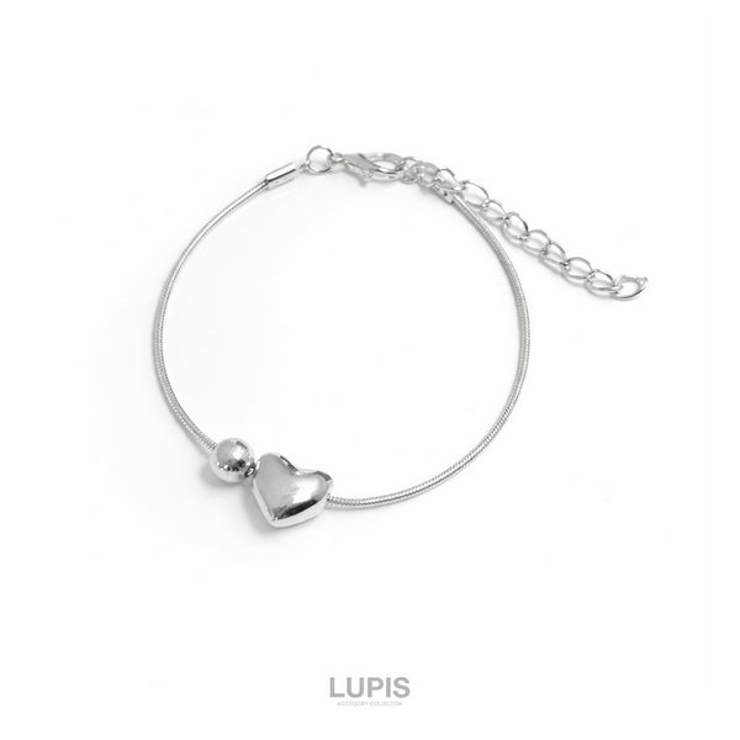 メタルハートスネークチェーンブレスレット | LUPIS | 詳細画像4 