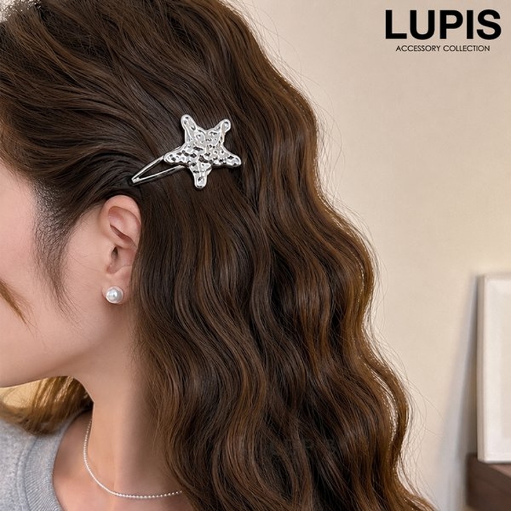 メタルスターヘアクリップ | LUPIS | 詳細画像1 
