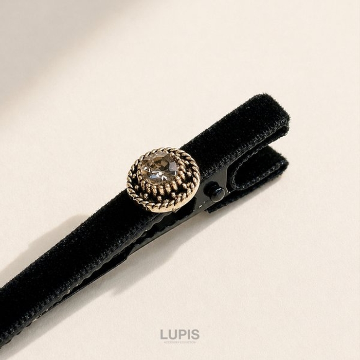 アンティーク調ベロアヘアクリップ | LUPIS | 詳細画像3 