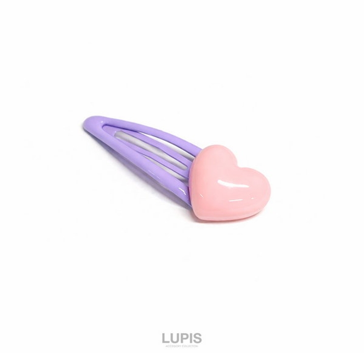 バイカラーハートぱっちんヘアピン | LUPIS | 詳細画像3 