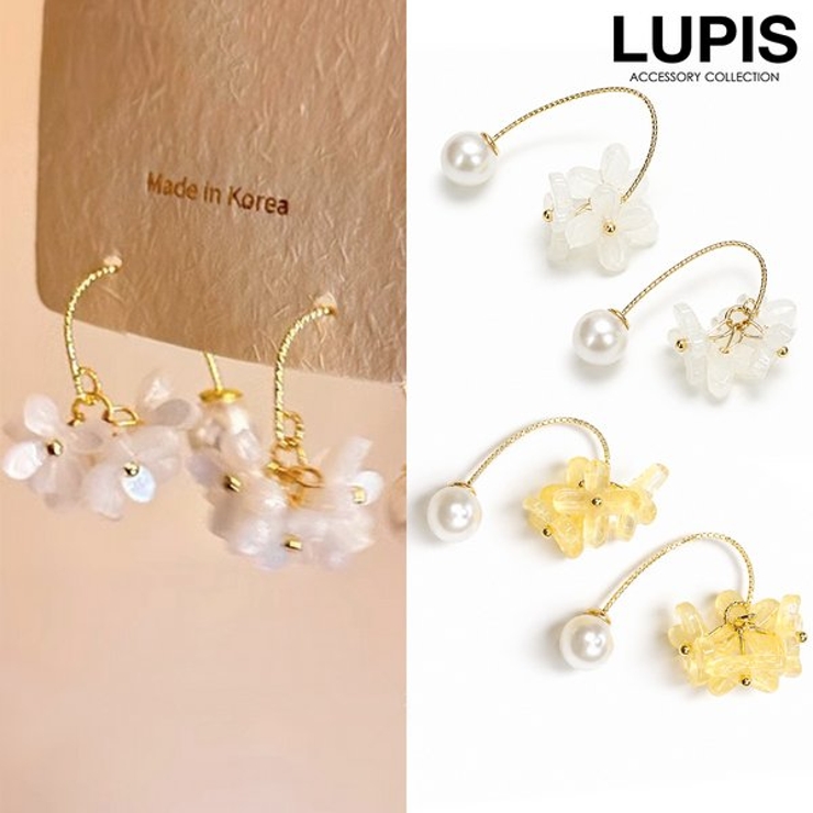 フラワーブーケピアス | LUPIS | 詳細画像1 