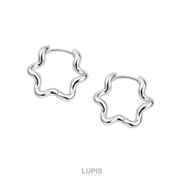 ウェーブフラワーフープピアス | LUPIS | 詳細画像5 