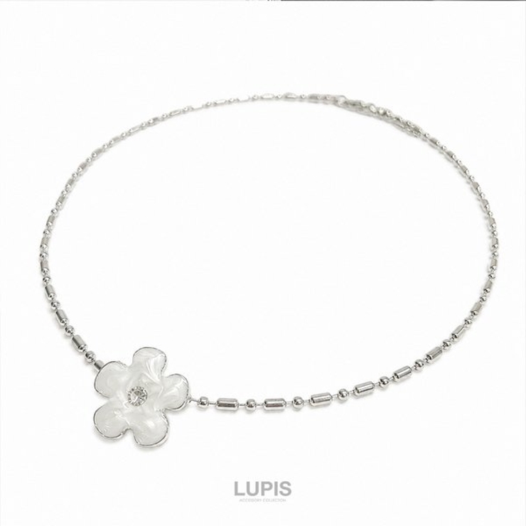 マーブルフラワーネックレス | LUPIS | 詳細画像5 