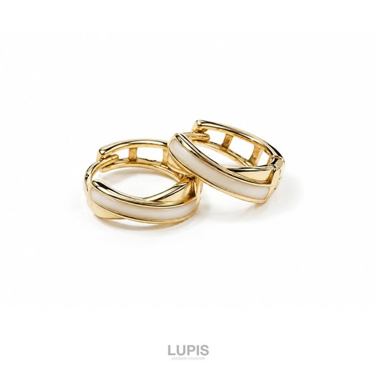 クロスラインフープピアス | LUPIS | 詳細画像4 