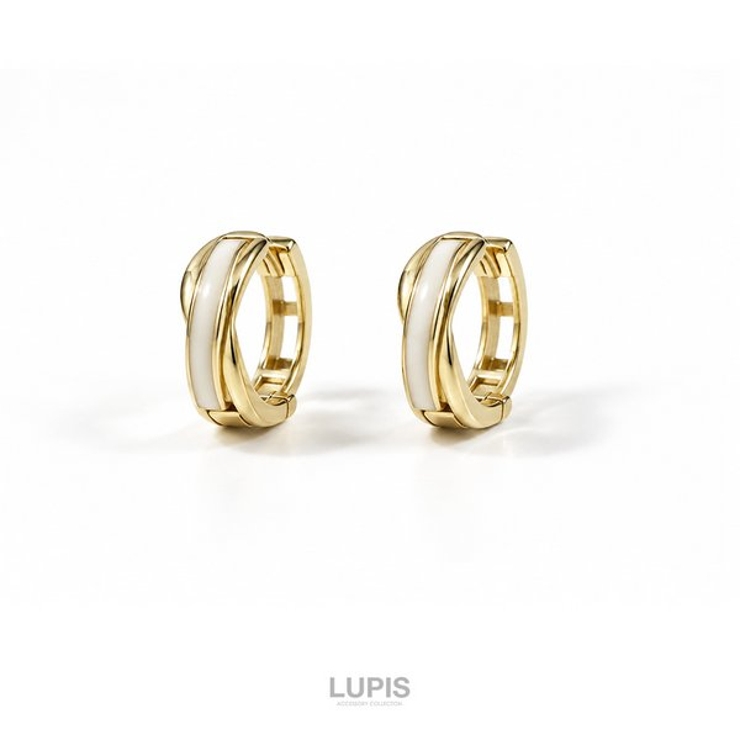 クロスラインフープピアス | LUPIS | 詳細画像5 