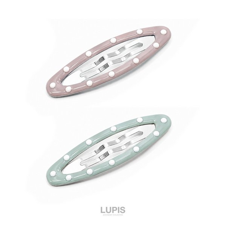 ドット柄ぱっちんヘアピン | LUPIS | 詳細画像2 