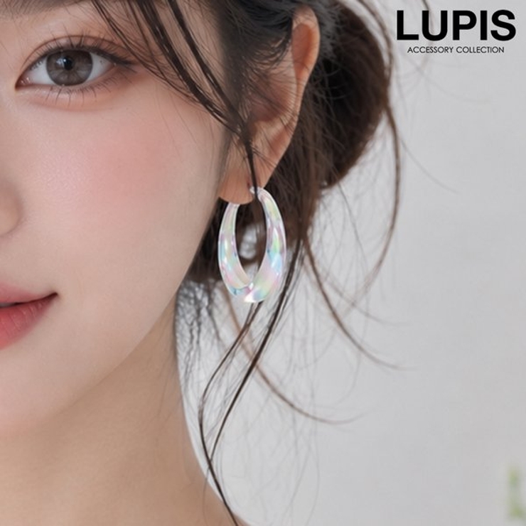 オーロラフープピアス | LUPIS | 詳細画像1 