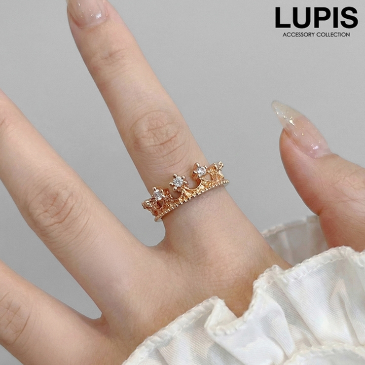 王冠ゴールドリング 【リング 指輪 | LUPIS | 詳細画像1 