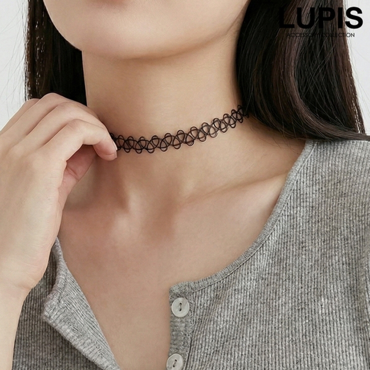 ブラックタトゥーチョーカー 【タトゥーチョーカー メンズ[品番