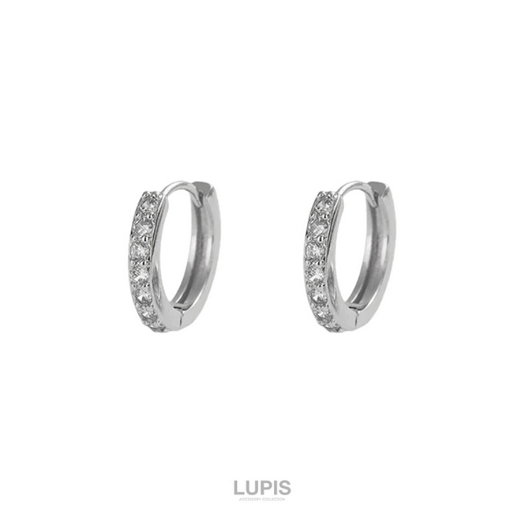 シルバーフープリングピアス | LUPIS | 詳細画像4 