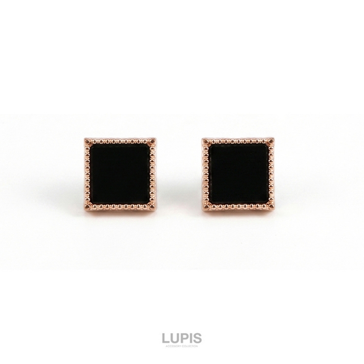 【磁石ピアス】ブラックサークル＆スクエアマグネットピアス | LUPIS | 詳細画像5 