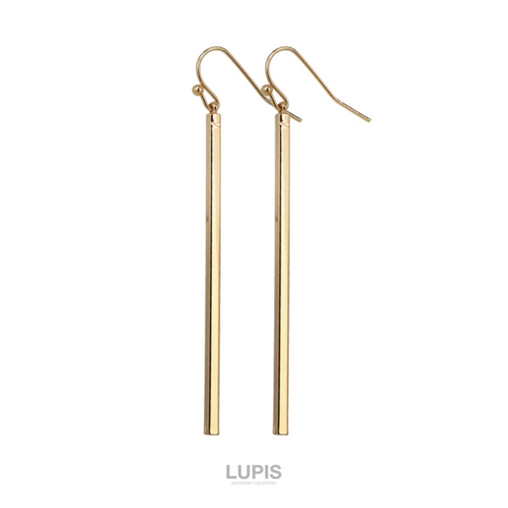 スクエアバーロングフックピアス【長め】 | LUPIS | 詳細画像3 