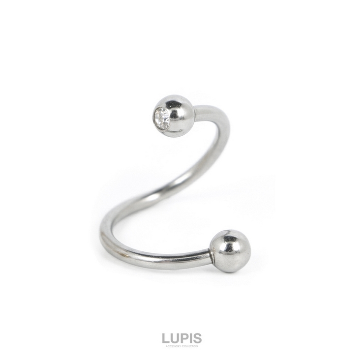 ≪1個入り≫【16G】スパイラルバーベルボディピアス | LUPIS | 詳細画像3 