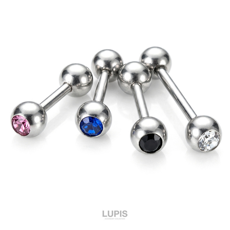 【14G】カラージュエルストレートバーベルボディピアス | LUPIS | 詳細画像2 