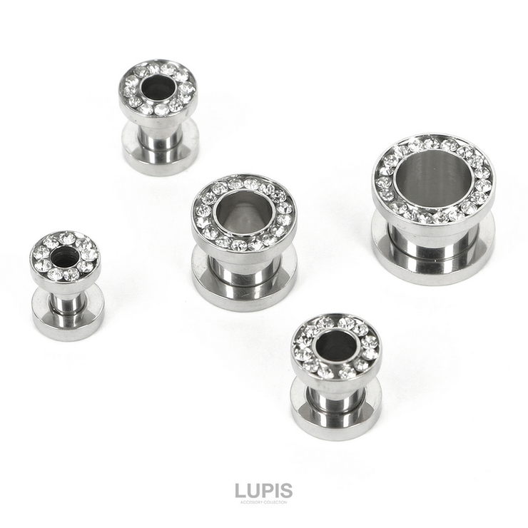 【6G～00G】パヴェフレッシュトンネルボディピアス | LUPIS | 詳細画像3 