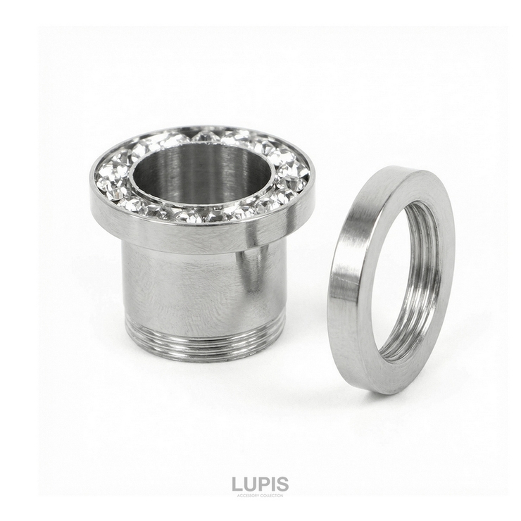 【6G～00G】パヴェフレッシュトンネルボディピアス | LUPIS | 詳細画像4 