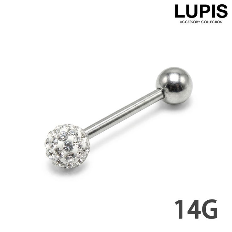 【14G】ラディアンスストレートバーベルボディピアス | LUPIS | 詳細画像1 