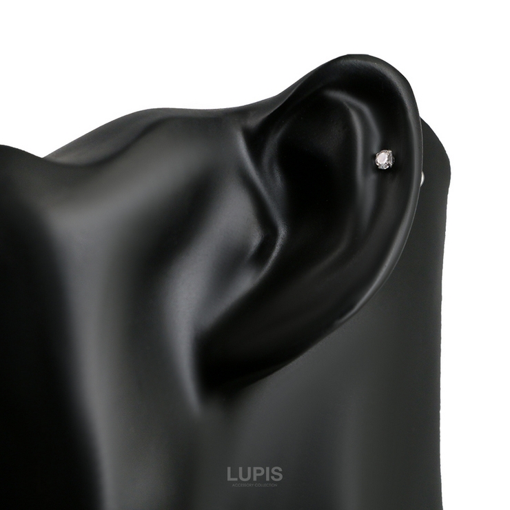 【16G】クリアジルコニアラブレットスタッドボディピアス | LUPIS | 詳細画像5 