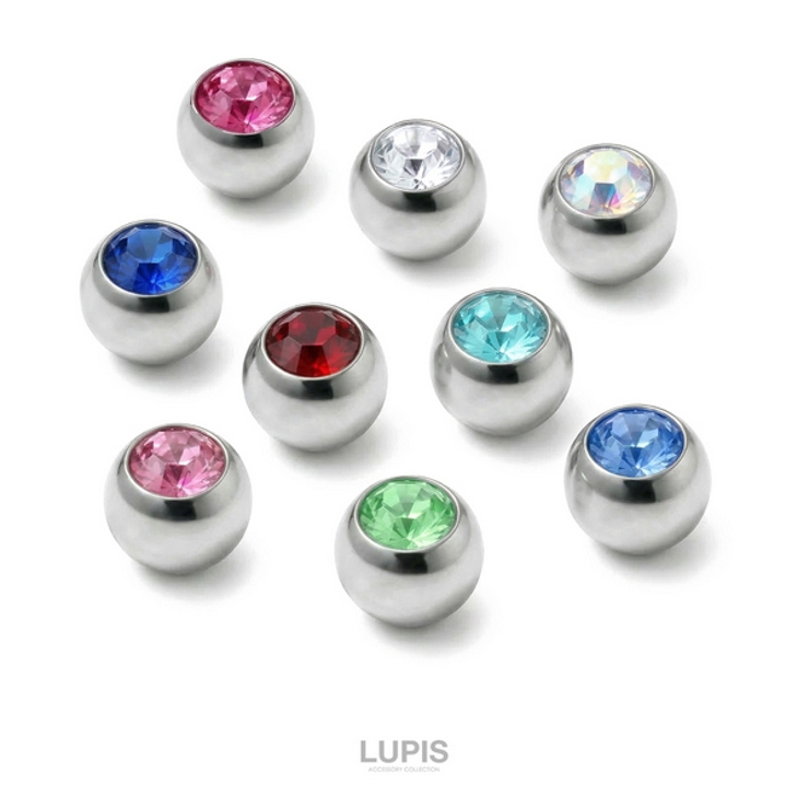 【14G】カラージュエルシルバーボールキャッチ | LUPIS | 詳細画像2 