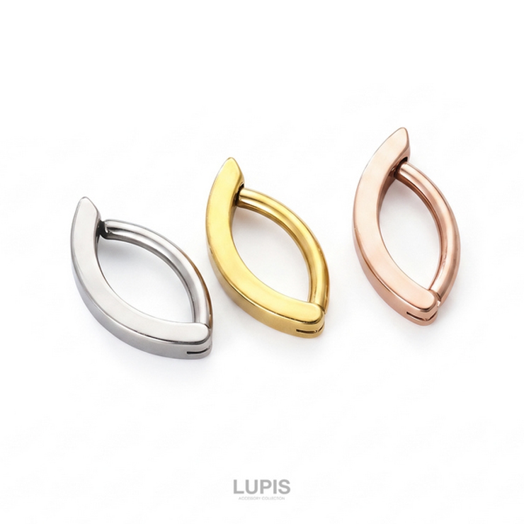 【14G】カーブバーバナナバーベルボディピアス・へそピアス | LUPIS | 詳細画像2 