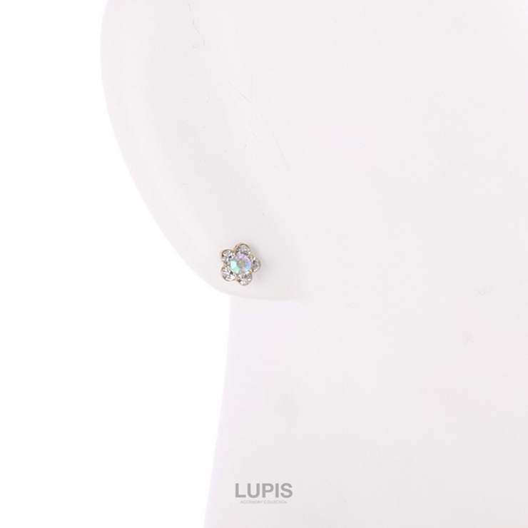 【小ぶり】プチフラワーストーンピアス | LUPIS | 詳細画像5 
