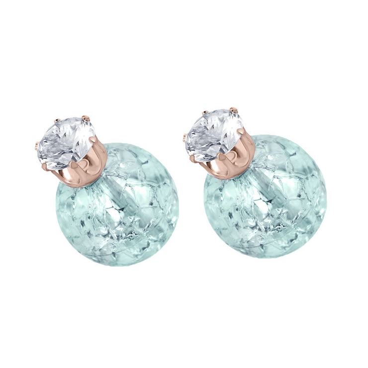 アクア | クラッシュストーンピアス 【ピアス アクセサリー | LUPIS