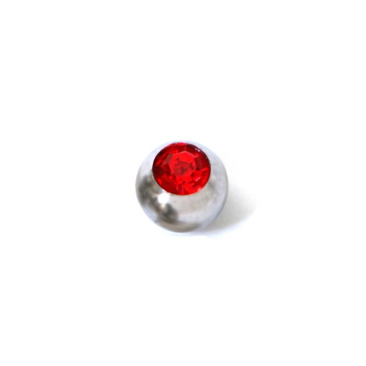 レッド | 【16G】【18G】カラージュエルシルバーボールキャッチ | LUPIS