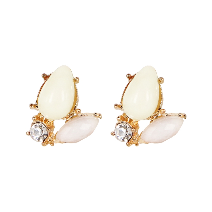 ホワイト | ドロップキャンディビジューピアス 【ピアス アクセサリー | LUPIS